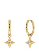 Stellar Hoops Gold Gold Edblad