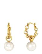 Lexie Hoops Gold Gold Edblad