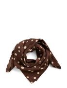 Pcmarie Square Scarf Pp Bc Brown Pieces