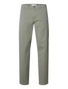 Slh196-Straight New Miles Flex Pant Grey Selected