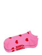 Hearts Low Sock Pink Happy Socks