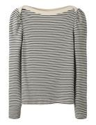 Nlfseher Ls Short Boatneck Top Cream LMTD