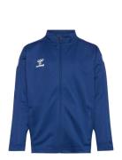Hmlcore Xk Poly Zip Sweat Kids Blue Hummel
