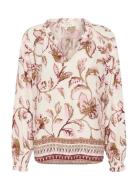Crtiah Boho Blouse Pink Cream