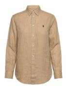 Classic Fit Linen Shirt Beige Polo Ralph Lauren