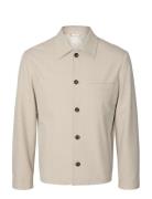 Slmreg-Robert Overshirt Noos Cream Selected