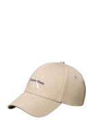 Monologo Embroidery Baseball Cap Beige Calvin Klein