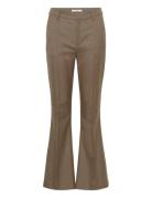 Gzpaula Hw Flared Pants Brown Gestuz