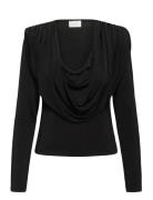 Gzlaily Ls Top Black Gestuz