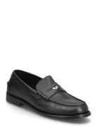 Hilfiger Penny Crust Lth Loafer Black Tommy Hilfiger