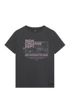 T-Shirt Creative Grey Indian Blue Jeans