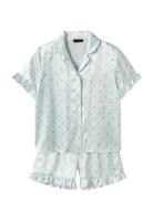 Nlfnighty Ss Shorts Pyjamas Set Blue LMTD