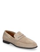 Flexible Slim Suede Loafer Beige Tommy Hilfiger