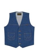 Cowboy Cut Vest Blue Wrangler