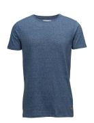 Mouliné O-Neck Tee S/S Blue Lindbergh
