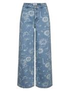 Nugiselly Hr Wide Jeans Blue Nümph