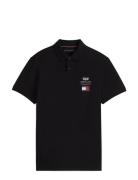 Th X Cf1 Logo Polo Black Tommy Hilfiger