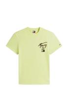 Tjm Reg City Sign Ss Tee Ext Green Tommy Jeans