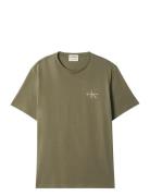 Ss 30S Jersey Classic Micro Mono Khaki Calvin Klein Jeans