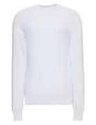 Ls Textured Cotton Crewnk Sweate Blue Calvin Klein