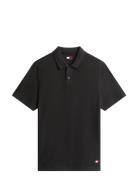 Tjm Reg Waffle Polo Ext Black Tommy Jeans