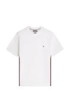 Global Stripe Tee White Tommy Hilfiger