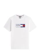 Brand Love Text Box Tee White Tommy Hilfiger