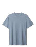 Gabdune Melange New Ss T-Shirt Blue Gabba