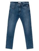 Anbass Trousers Slim 99 Denim Blue Replay
