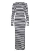 Christinell Maxi Dress Ls Navy Lollys Laundry