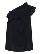 Cupuf Elina Shoulder Top Black Culture