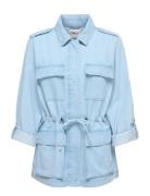 Onlkenya L/S Utility Dnm Jkt Akm Blue ONLY