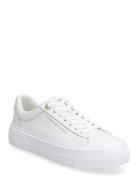Th Foxing Platform Leather White Tommy Hilfiger