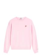 Th Script Reg Sweatshirt Pink Tommy Hilfiger