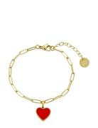 Noble Heart Bracelet Black/Gold Gold Bud To Rose