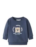 Nbmdetroit Ls Sweat Box Unb Navy Name It