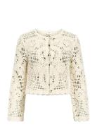 Objlizza Knit Reg L/S Cardigan Cc3 Cream Object