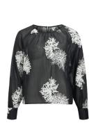 Objlumi L/S O-Neck Top 142 Div Black Object