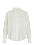 Viholma Embrodiery L/S Loose Shirt/1 Cream Vila