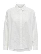 Onlminna Grace Ls Detail Shirt Wvn White ONLY