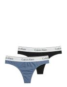 Thong 2Pk Patterned Calvin Klein