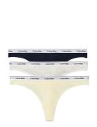 Thong 3Pk Patterned Calvin Klein