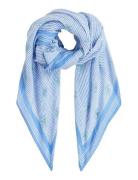 Th Script Monogram Linen Square Blue Tommy Hilfiger