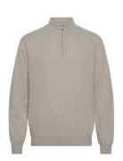 Patton Half Zip Beige Oscar Jacobson