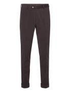 Denz Turn Up Trousers Brown Oscar Jacobson