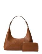 Emblem Aop Perfor Lthr Bag Brown Calvin Klein