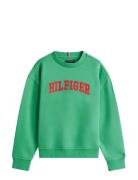 Hilfiger Varsity Sweatshirt Green Tommy Hilfiger