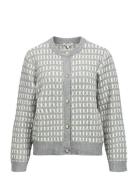 Objthess Noa L/S Cardigan E Aw Fair 25 Grey Object