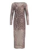 Objmontana L/S Sli Dress E Aw 25 Patterned Object