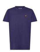 Plain T-Shirt Purple Lyle & Scott